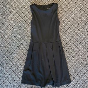 Aqua black skater dress